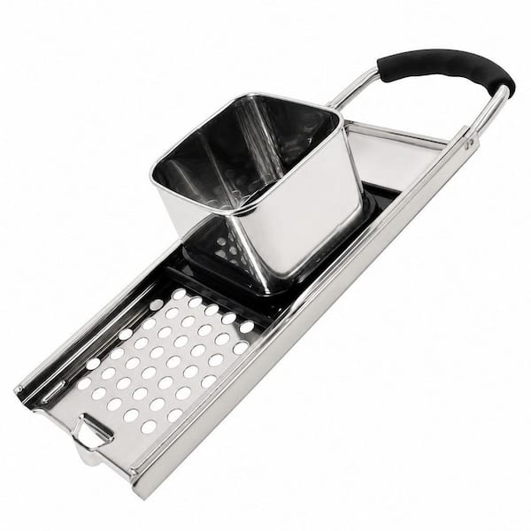 Professional Stainless Steel Spaetzle Maker with Non-Slip Grip, German Noodle and Dumpling Kitchen Tool