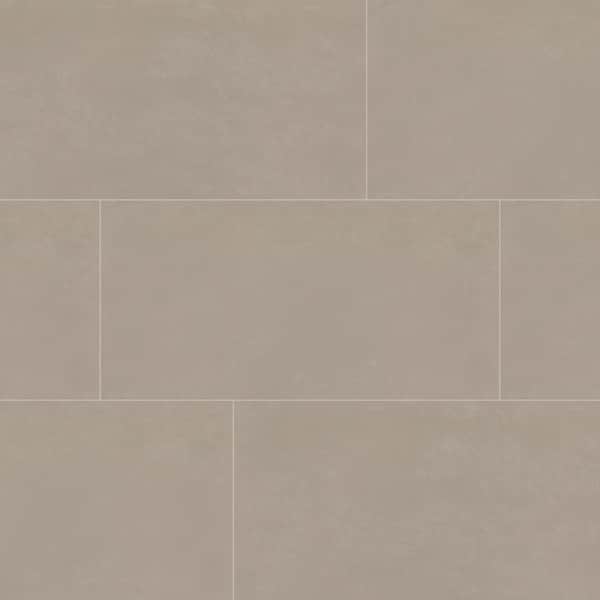 Cohesion Taupe 24 in. x 48 in. Color Body Porcelain Floor and Wall Tile (15.37 sq. ft. /case)