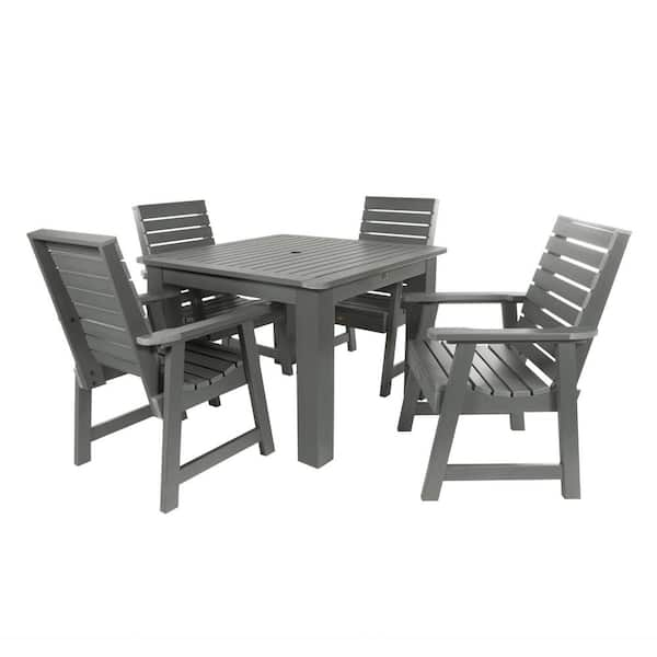 recycled plastic outdoor dining set