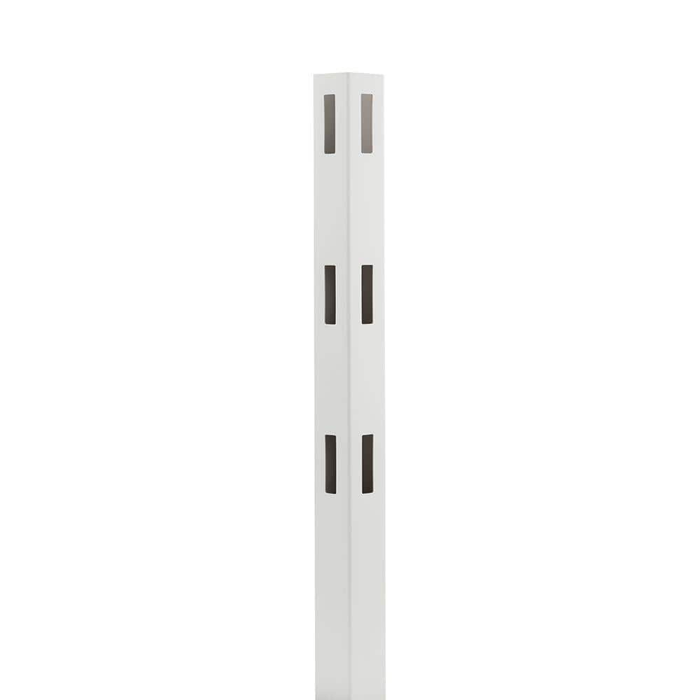 UPC 090489016913 product image for 5 in. x 5 in. x 7 ft. Vinyl White Ranch 3-Rail Corner Post | upcitemdb.com