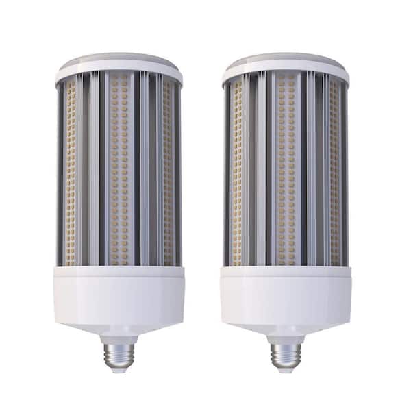 1000-Watt Equivalent 20000 Lumens E26/E39 (Standard) LED COB Light Bulb Daylight (5000K) (2-Pack)