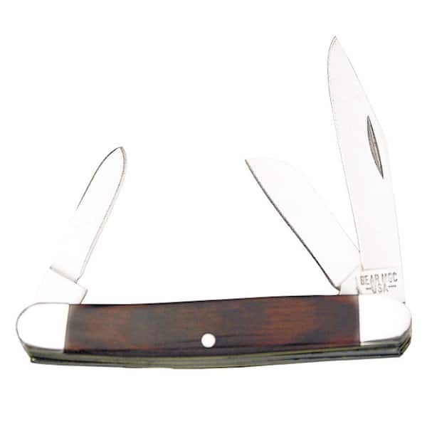 Bear & Son Cutlery 3-1/4 in. Midsize Stockman Knife