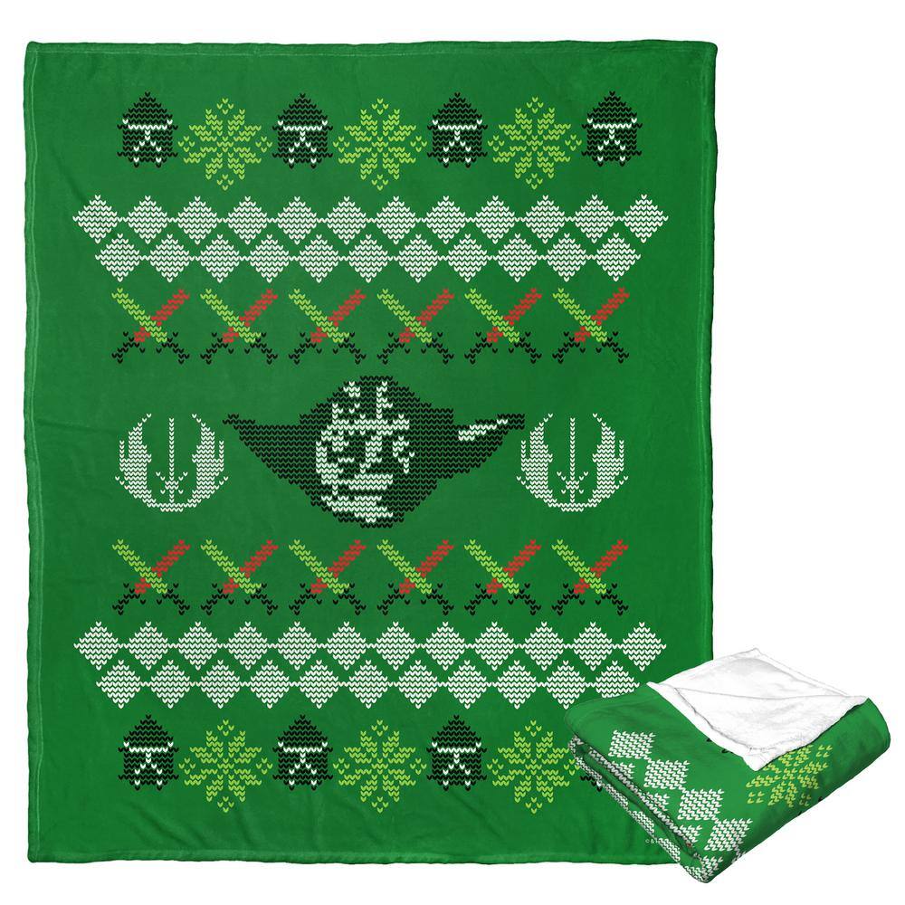 Star Wars Yoda Xmas Sweater Silk Touch Throw Blanket Kuwait Ubuy