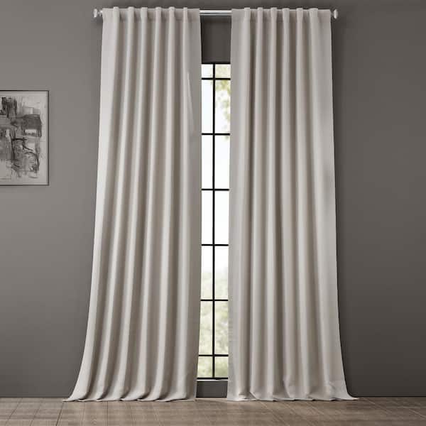 Exclusive Fabrics Furnishings, Grey And Beige Blackout Curtains