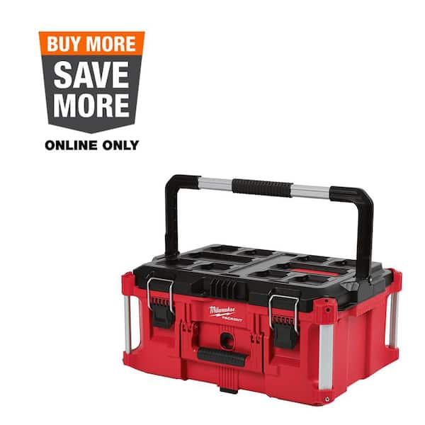 Milwaukee PACKOUT 22 in. Large Portable Tool Box Fits Modular Storage System 48 22 8425