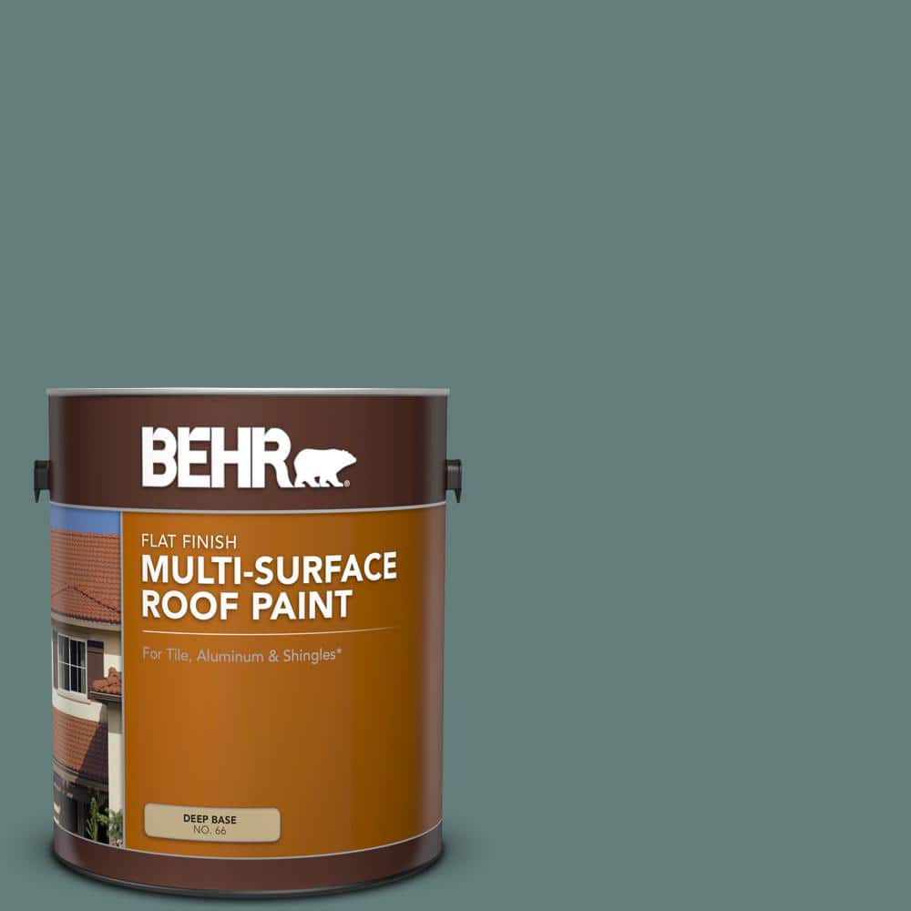 1 gal. #N430-5 Aspen Valley Flat Multi-Surface Exterior Roof Paint