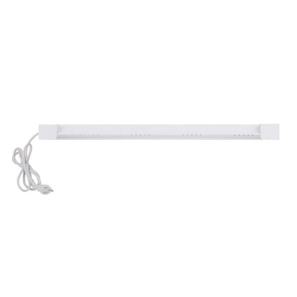 EnviroLite 2 ft. 320-Watt Equivalent Integrated LED White Backlit High Bay Hanging Light with 19900 Lumens 5000K