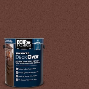 1 gal. #SC-118 Terra Cotta Textured Solid Color Exterior Wood and Concrete Coating