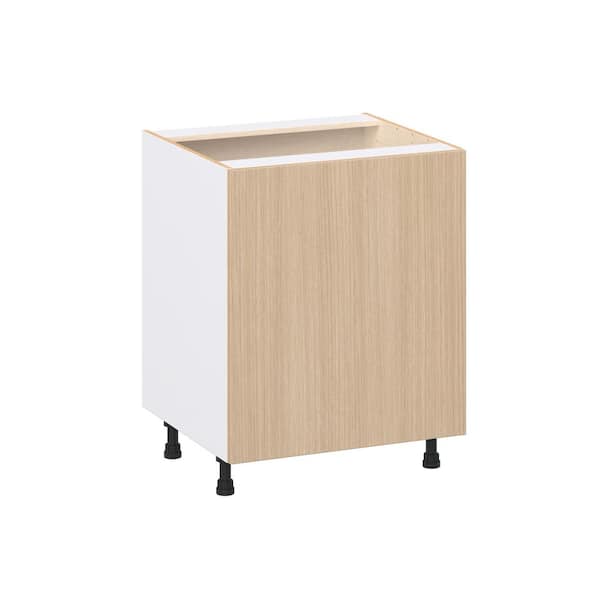 Timberline Mojavi Oak Slab Assembled Sink Base Kitchen Cabinet with Full Height Door (27 in. W x 34.5 in. H x 24 in. D)