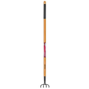 51 in. L Wood Handle 4-Tine Hand Cultivator