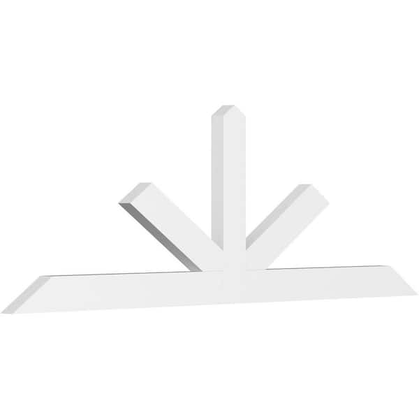 Ekena Millwork Saratoga 72 in. W x 24 in. H x 2 in. D Signature Polyurethane Bracket