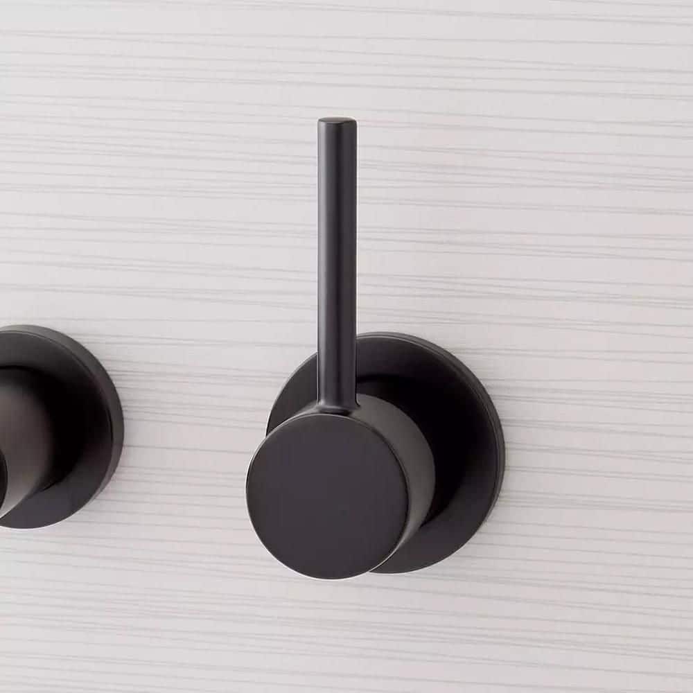 Chrome Wall Mounted Modern Bathroom Sink Faucet
