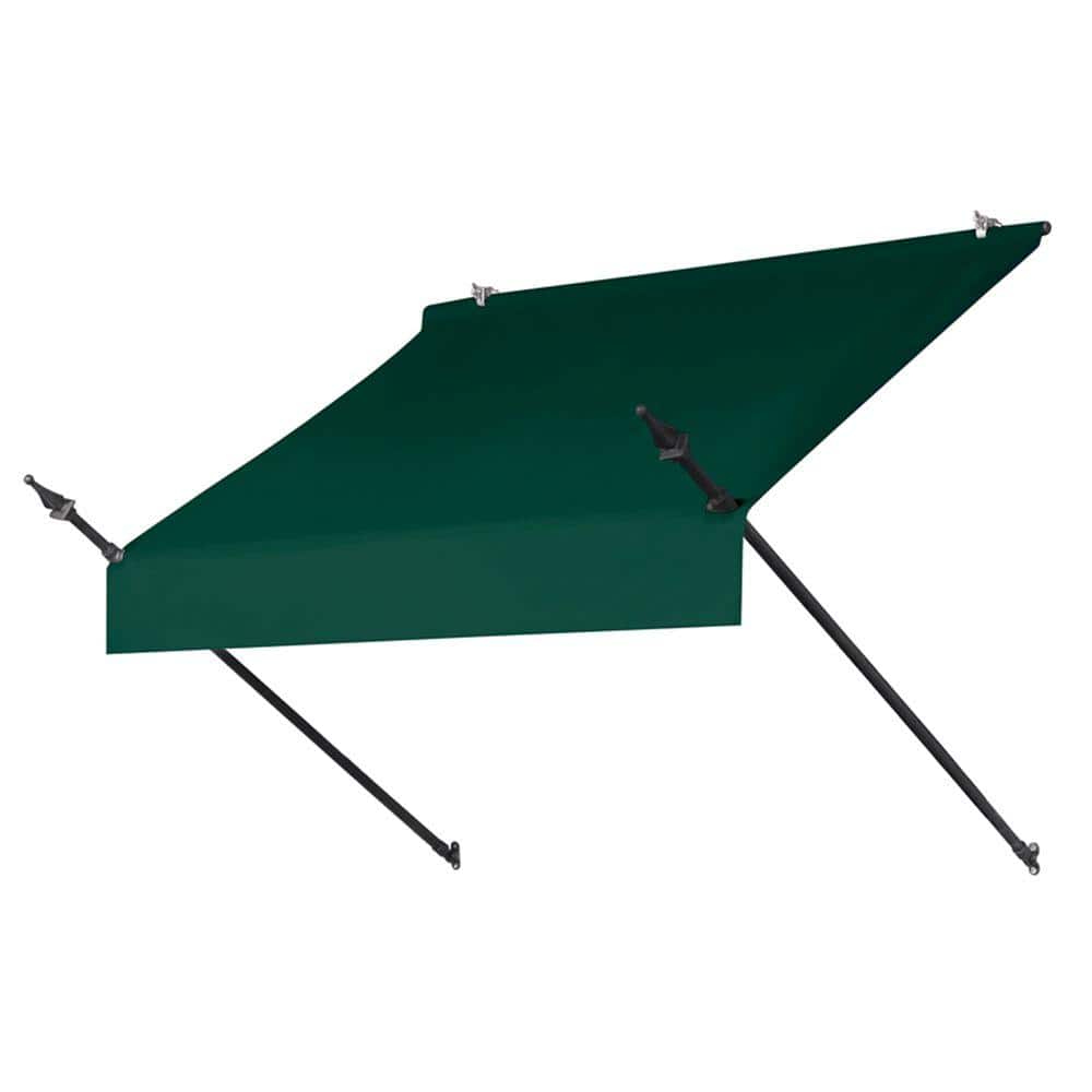 4 ft. Designer Manually Retractable Awning (36.5 in. Projection) in Forest 