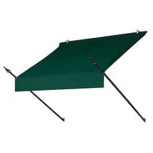 4 ft. Designer Manually Retractable Awning (36.5 in. Projection) in Forest Green