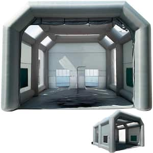 23 ft. x 20 ft. x 14.5 ft. Portable Professional Inflatable Paint Booth w/ Blowers(750W+950W) and Air Filter System