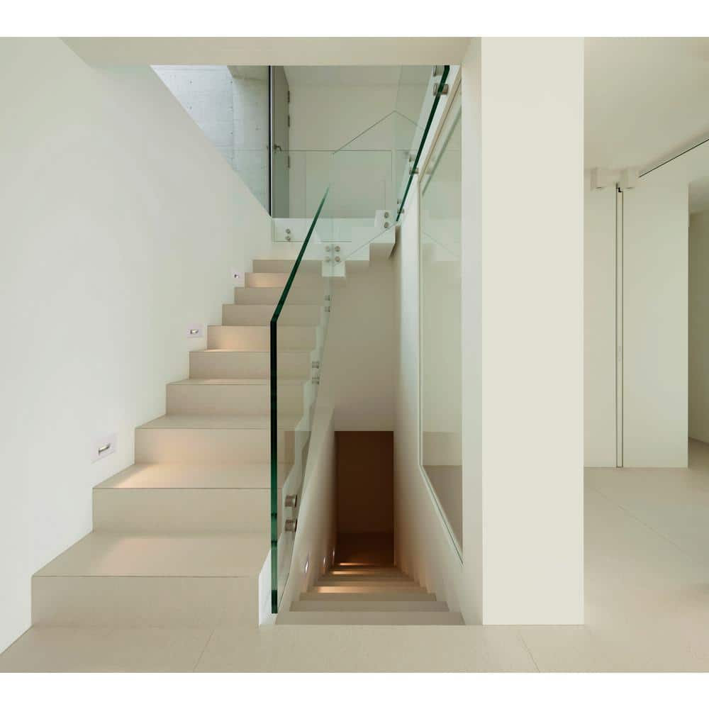 Sonic White Metal Integrated LED Step Light