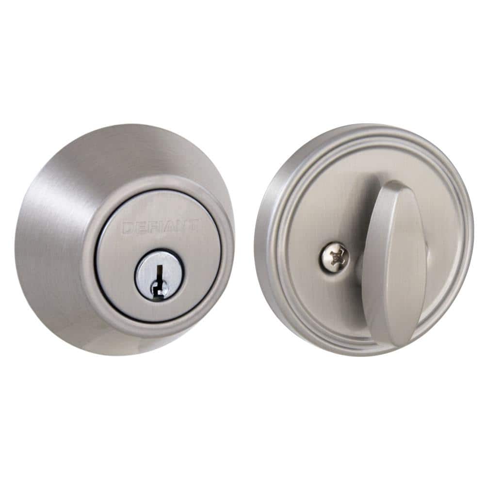 Satin Nickel Single Cylinder Deadbolt