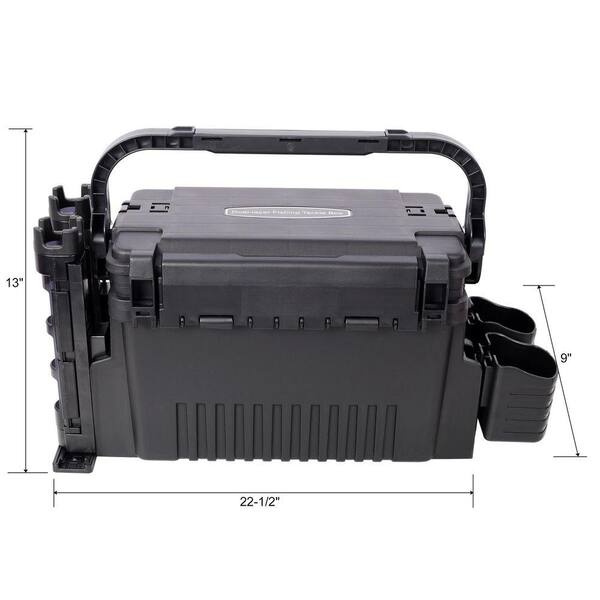 black cat tackle box Goture Small Box, Waterproof 2 Sided Adjustable Fishing Lure Tackle Boxes splits rings or spools of line Black Cat - Hard Case