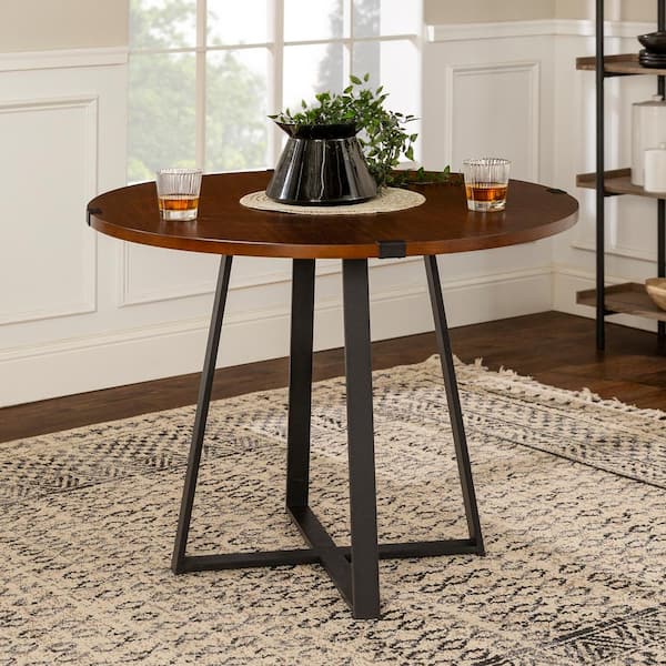 Walker Edison Furniture Company 40 In, 40 Inch Round Pedestal Table