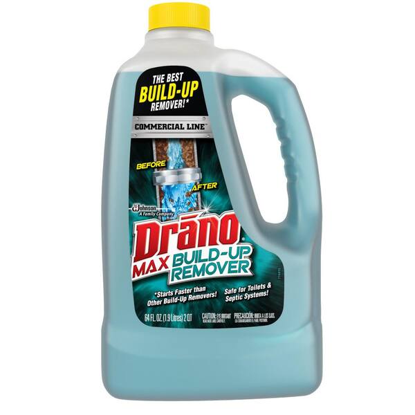 Drano Commercial Line 64 fl. oz. BuildUp Remover 622182 The Home Depot