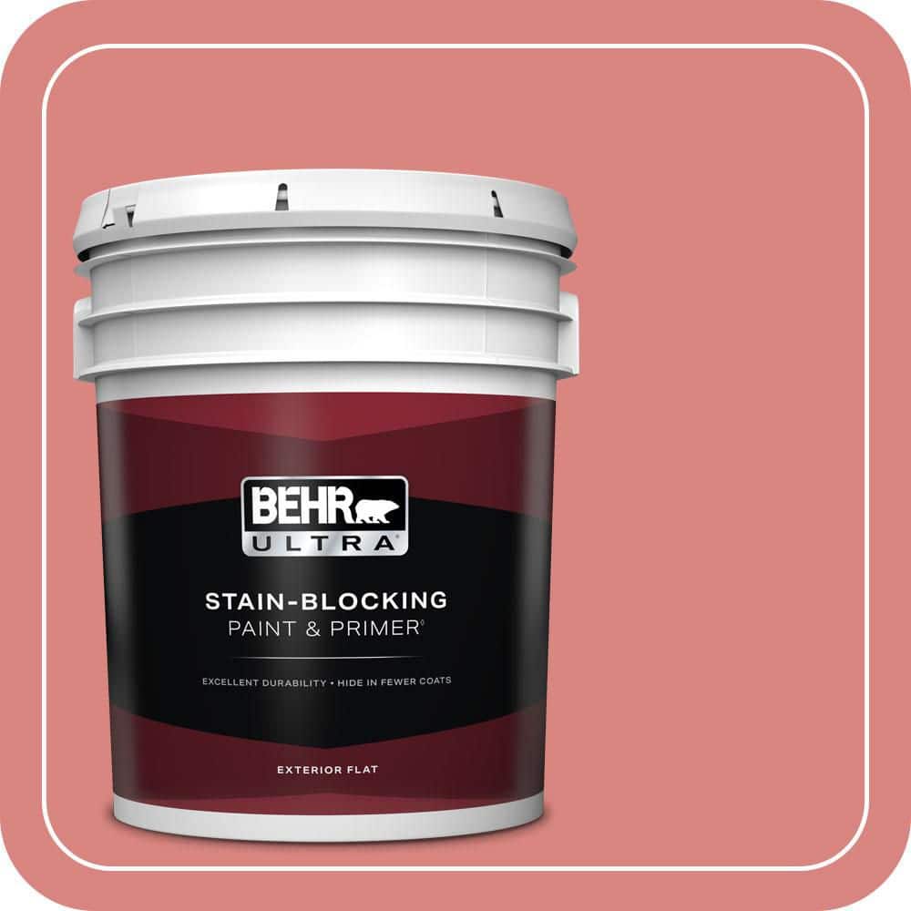 5 gal. #M160-5 Pink Damask Flat Exterior Paint & Primer price history on PriceWatchPro