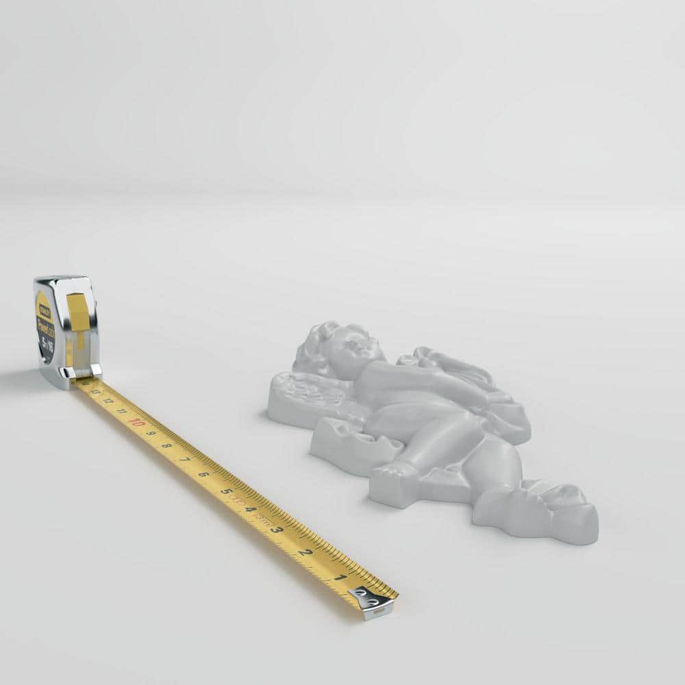 Seville Primed Polyurethane Wall Trim Onlay Scroll