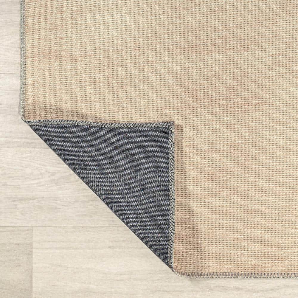 Cirkel 3' x 5' Cream/Green Geometric Synthetic Area Rug