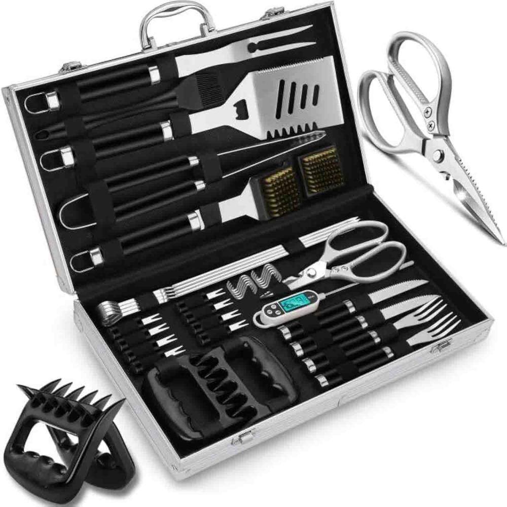 35-Piece Grilling Set Stainless Steel BBQ Accessories Kit price history on PriceWatchPro