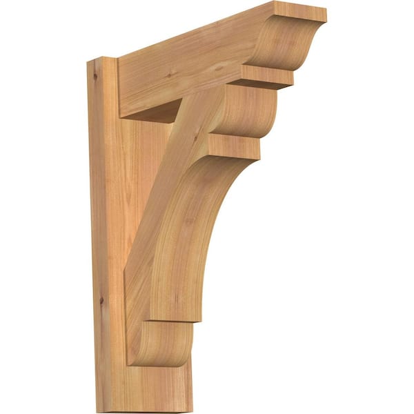 Ekena Millwork 6 in. x 20 in. x 16 in. Western Red Cedar Olympic Traditional Smooth Outlooker