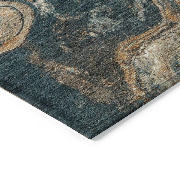 Chantille Machine Washable Indoor/Outdoor Abstract ACN1907 Wheat 9 ft. x 12 ft. Accent Rug