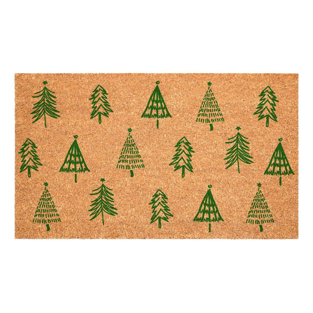 Green Christmas Tree Farm 17 in. X 29 inIndoor Outdoor Door Mat price history on PriceWatchPro