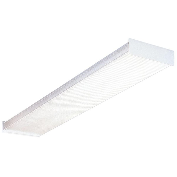 Lithonia Lighting SB 2 32 MVOLT GEB10IS 4 ft. 2-Light Gloss White Fluorescent Wrap