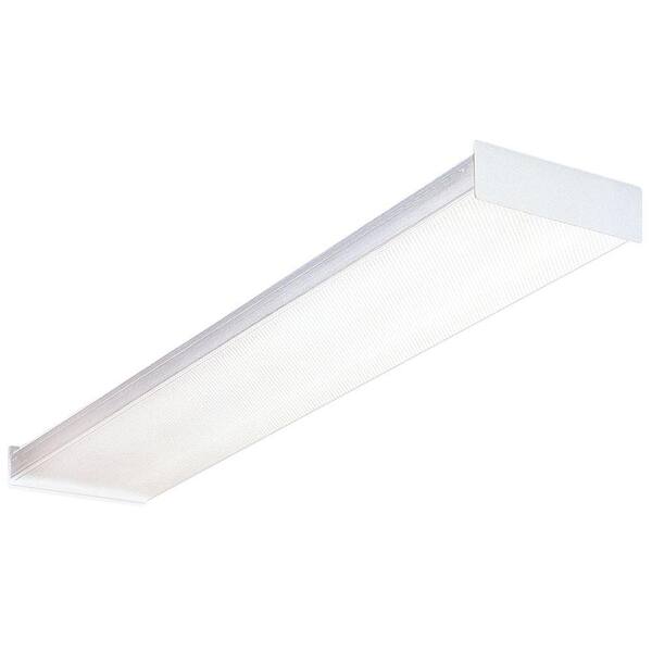 Lithonia Lighting 4 ft. 32-Watt T8 White Wraparound Light