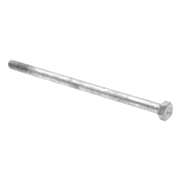Prime-Line 5/16 in.-18 x 6 in. A307 Grade A Hot Dip Galvanized Steel Hex Bolts (10-Pack)