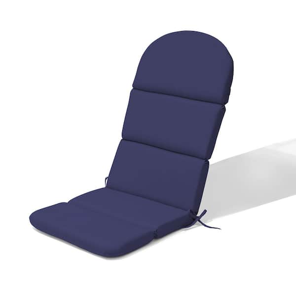 20 x 50 1-Piece Deep Seating Patio Outdoor Adirondack Chair Cushion in Navy Blue
