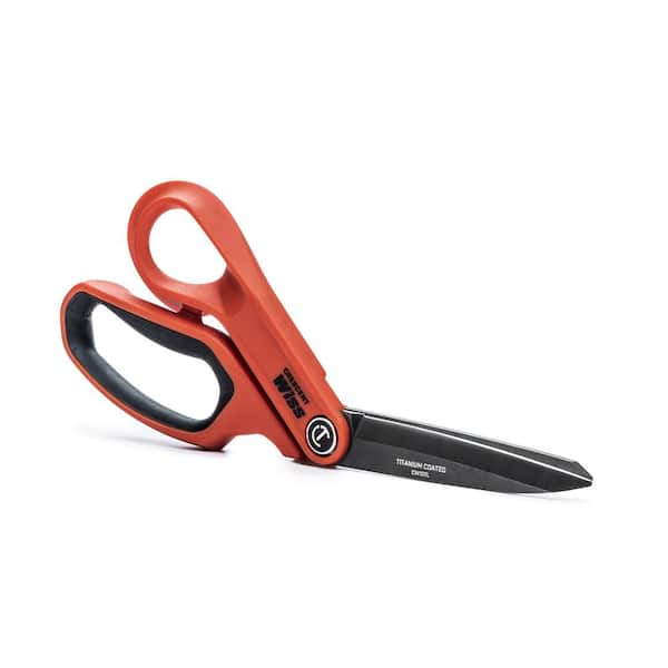 Wiss 10 in. Heavy Duty Titanium Coated Tradesmen Shears CW10TM - The Home  Depot