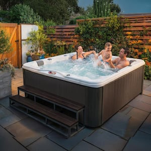 American Spas 6-Person 56-Jet 240-Volt Premium Acrylic Lounge Spa