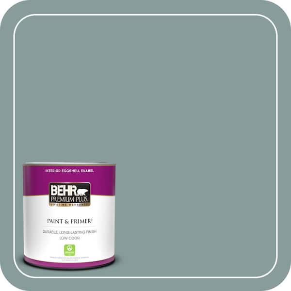 BEHR PREMIUM PLUS 1 qt. #PPU12-04 Agave Eggshell Enamel Low Odor Interior Paint & Primer