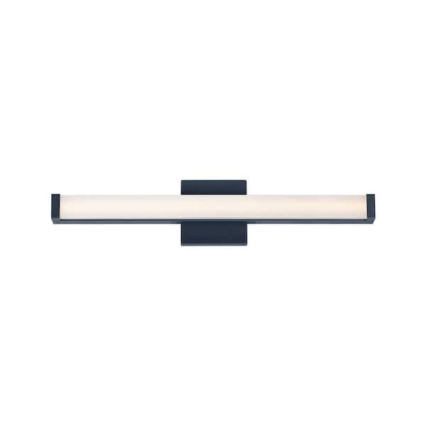 Maxim Lighting Spec 1 Light 24 in. Stainless Black LED Bath Vanity Bar CCT Select