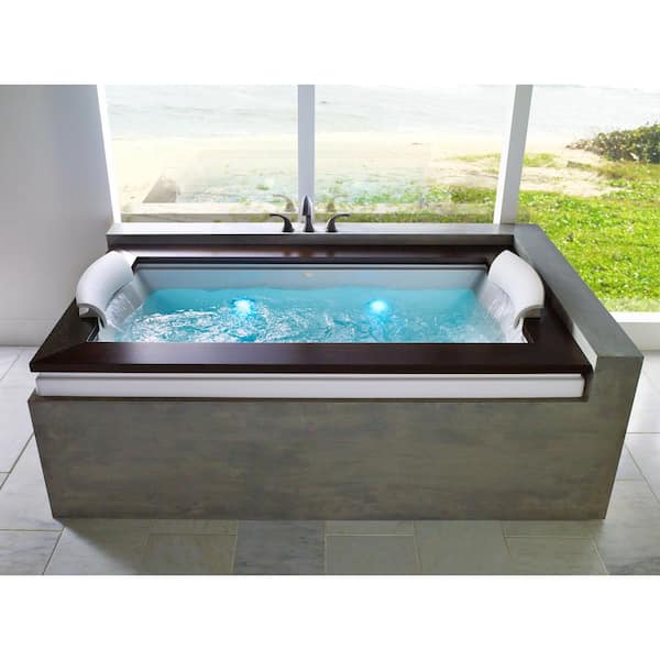 JACUZZI Fuzion 72 in. x 42 in. Rectangular Whirlpool Bathtub