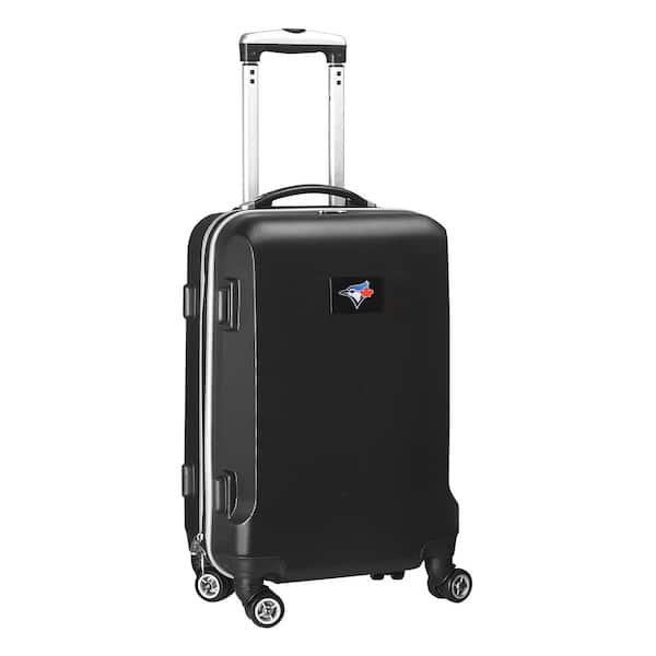 Denco MLB Toronto Blue Jays Black 21 in. Carry-On Hardcase Spinner Suitcase
