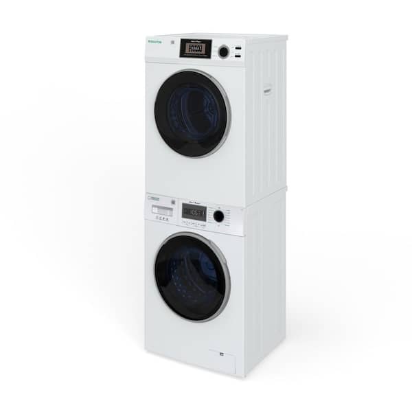 1.57 cu. ft. COMPACT STACKABLE Laundry Center EW 822 + Dryer ED 866 3.1 cu. ft. 110-Volt in White