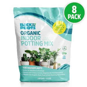 6 Quart Organic Indoor Potting Mix (8-Pack)