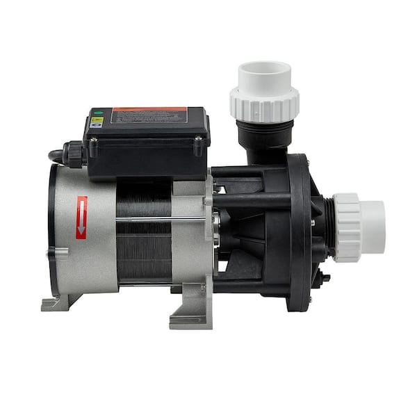 SPA Pump 1.5 HP 110V Hot Tub Bathtub Circulation Pump with 1. 5in. Port 107.5 GPM Max Flow Rate 54. 13ft. Max Head Lift