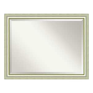 Medium Rectangle Burnished Silver Casual Mirror (34.88 in. H x 44.88 in. W)