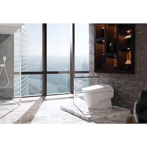 Neorest 700H 2-Piece 0.8/1.0 GPF Dual Flush Elongated ADA Comfort Height Integrated Bidet Toilet in Cotton White