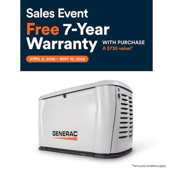 22,000 Watt Air-Cooled Whole House Home Standby Generator