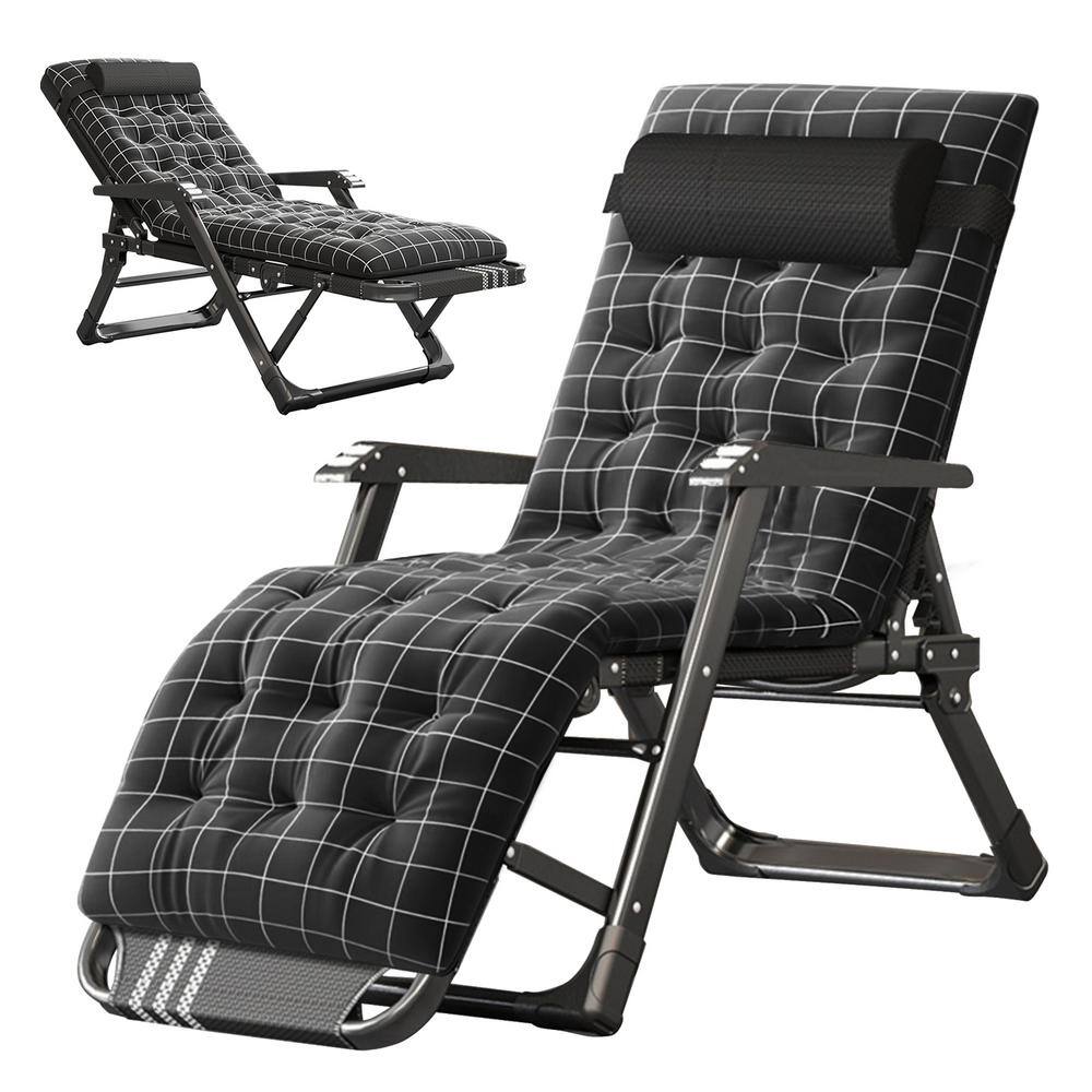EKDJKK Chair Replacement Fabric, Anti Gravity Lounge Chair Cloth with  Ropes, Chair Accessories Bungee Elastic Patio Recliner Chair(Black Grey)