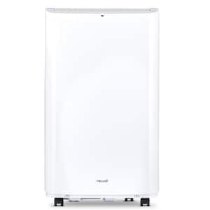 14,000 BTU (9,500 BTU, DOE) Portable Air Conditioner for 500 sq. ft. with Easy Setup Window Venting Kit & Remote - White
