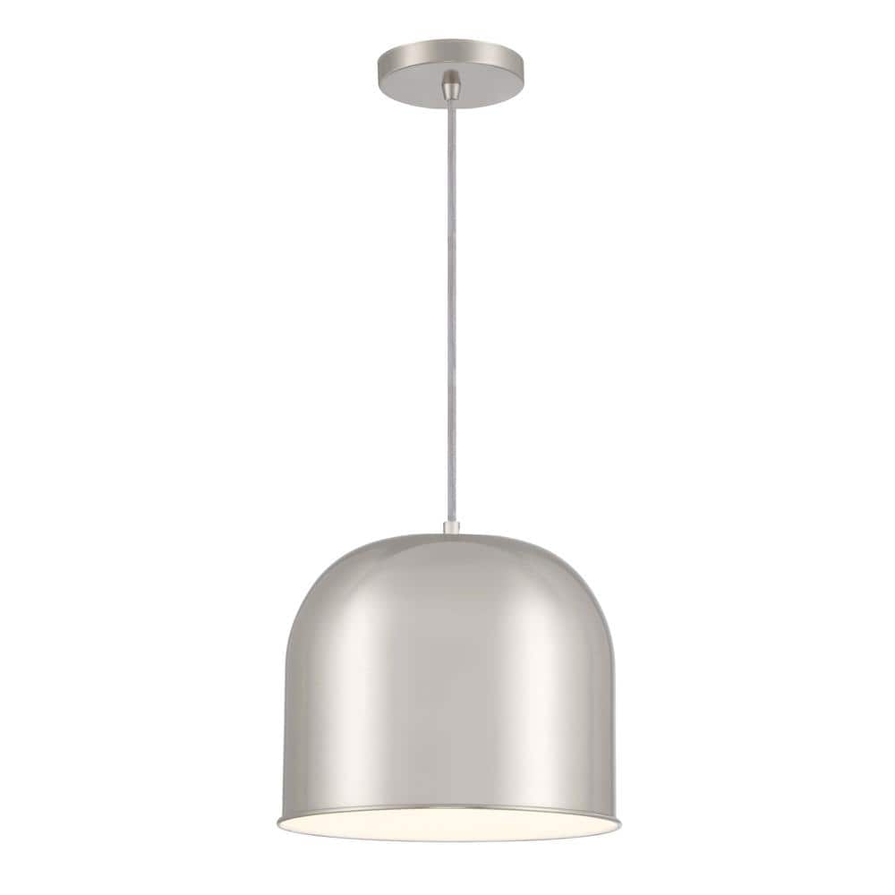 Vantage 1-Light Brushed Nickel Metal Shade Pendant price history on PriceWatchPro
